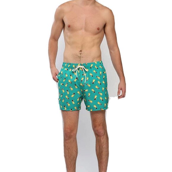 Two Left Feet Hula Hula Men’s Swim Trunks Size Small/30 - Picture 2 of 4